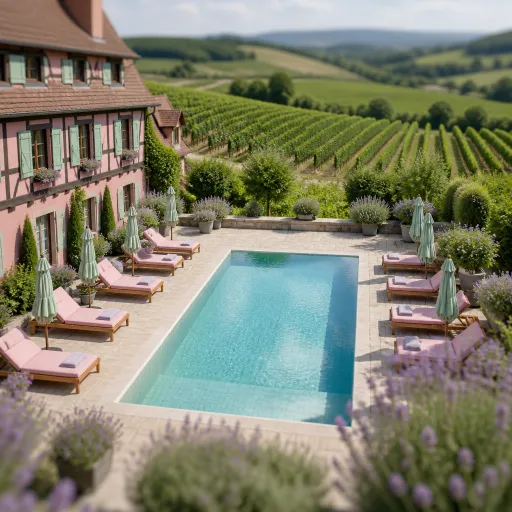 Alsace hotels with pools: where to cool down between vineyard visits this summer